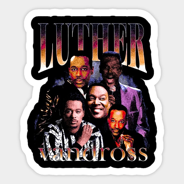 luther vandross Sticker by Shaun Reichel